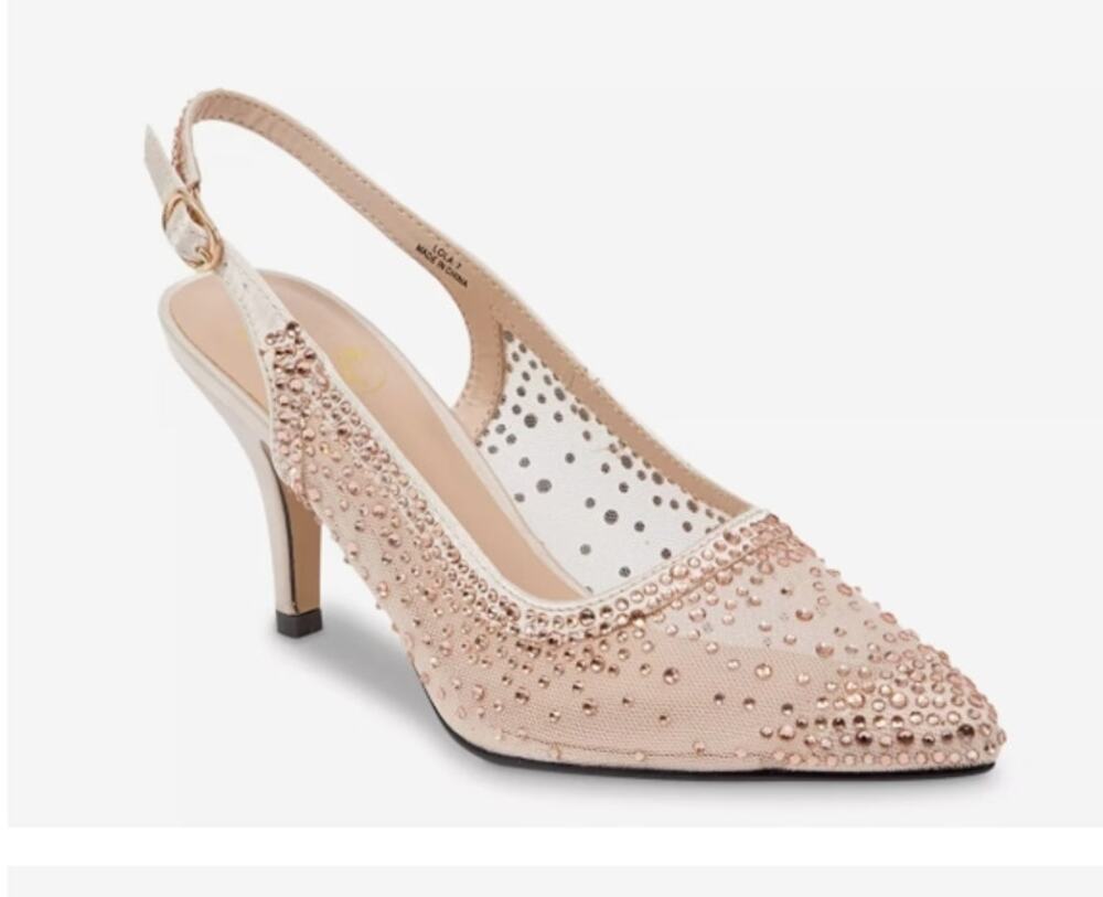 Lady Couture Lola Pump in Champagne Women's- Size 12